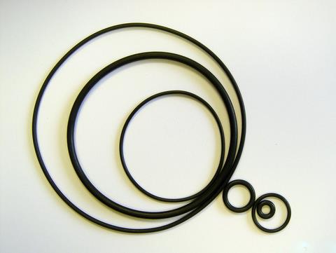DealMux 5 Stück 61mm x 56mm Industrie Black Rubber O-Ring-Dichtring-Dichtungen 